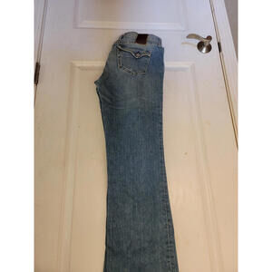 LUCKY BRAND Blue Jeans Women Size 10/30 (W33 L28) By Gene Montesano USA Made
